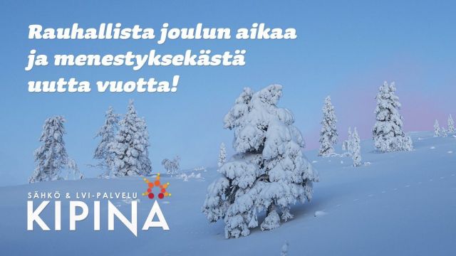 Rauhallista joulun aikaa ja menestyksekästä uutta vuotta!

#joulu #uusivuosi #sähkömies #putkimies #helsinki #espoo #vantaa #sähköpalvelukipinä #lvipalvelukipinä