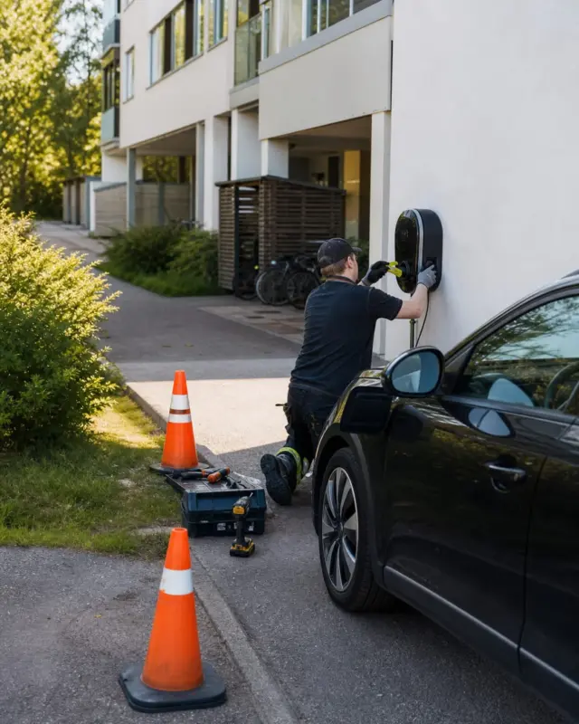 Sähköauton latauspisteen asennus kannattaa tehdä kerralla oikein.

Tarkistamme keskuksen, suojaukset ja kuormanhallinnan, jotta lataus toimii turvallisesti ja vaivattomasti myös kovassa arjessa.

Sähköpalvelu Kipinä auttaa latausasemien asennuksissa Uudellamaalla.

Pyydä arvio: www.spkipina.com