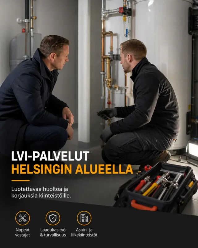 Pienet LVI-viat kannattaa hoitaa ennen kuin elokuun arki täyttää tilat taas normaalilla käytöllä.

Vuotava hana, oireileva WC-istuin tai lämminvesivaraajan poikkeava toiminta voi tuntua pieneltä asialta, mutta kiireisessä taloyhtiössä, yritystilassa tai kodissa se näkyy nopeasti arjen häiriönä.

Sähkö & LVI-Palvelu Kipinä auttaa Uudellamaalla esimerkiksi näissä:
- hanat ja vesikalusteet
- WC-istuimen ongelmat
- pienet putkikorjaukset
- lämminvesivaraajan oireet

Kun asia hoidetaan ajoissa, tilat pysyvät sujuvasti käytössä. Ota yhteyttä ja varaa LVI-käynti Helsinkiin, Espooseen, Vantaalle tai muualle Uudellemaalle.

#lvi #putkimies #lämminvesivaraaja #uusimaa #helsinki #espoo #vantaa
